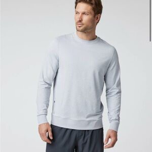 Men's Vuori Ponto Performance Crew Platinum Heather